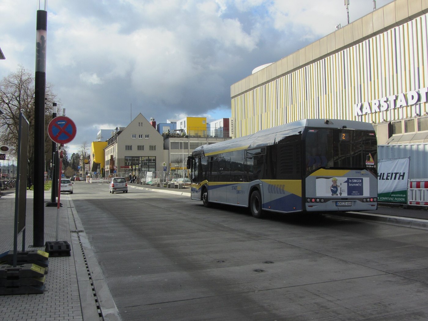 Bushaltestelle Bahnhof Karstadt, 2, Kernstadt, Singen, Landkreis Konstan