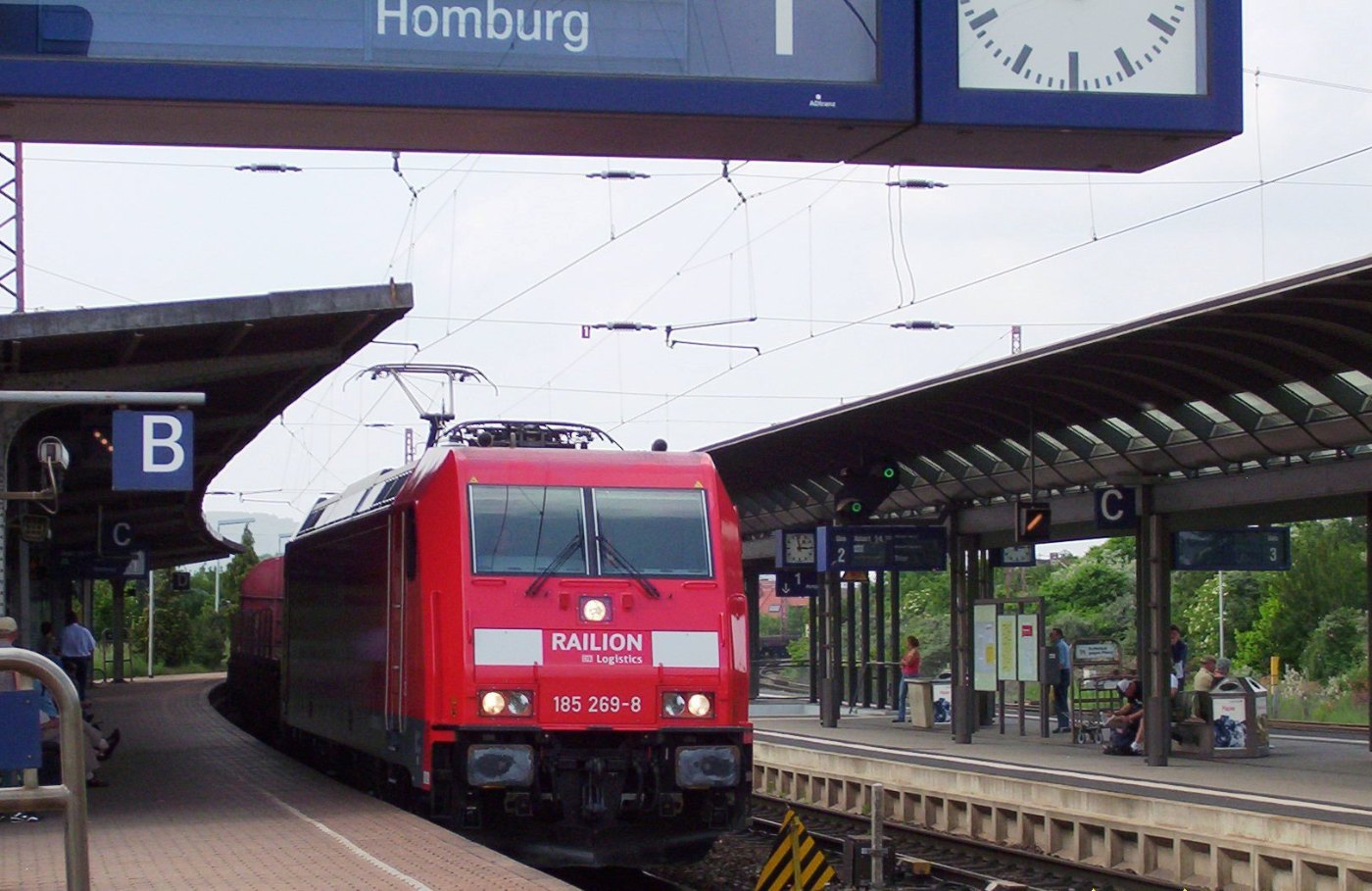 Bahnhof Saarlouis, BR 185