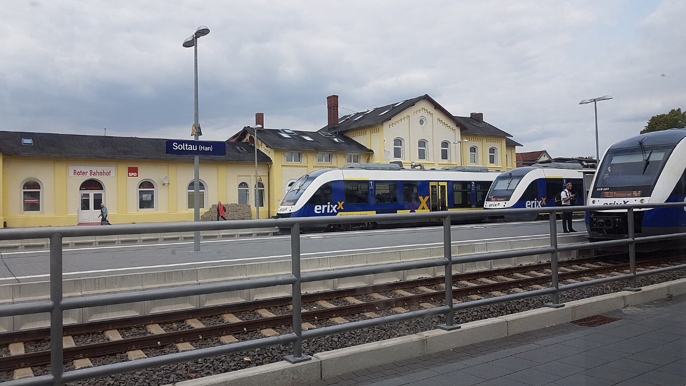 Bahnhof Soltau Erixx DB