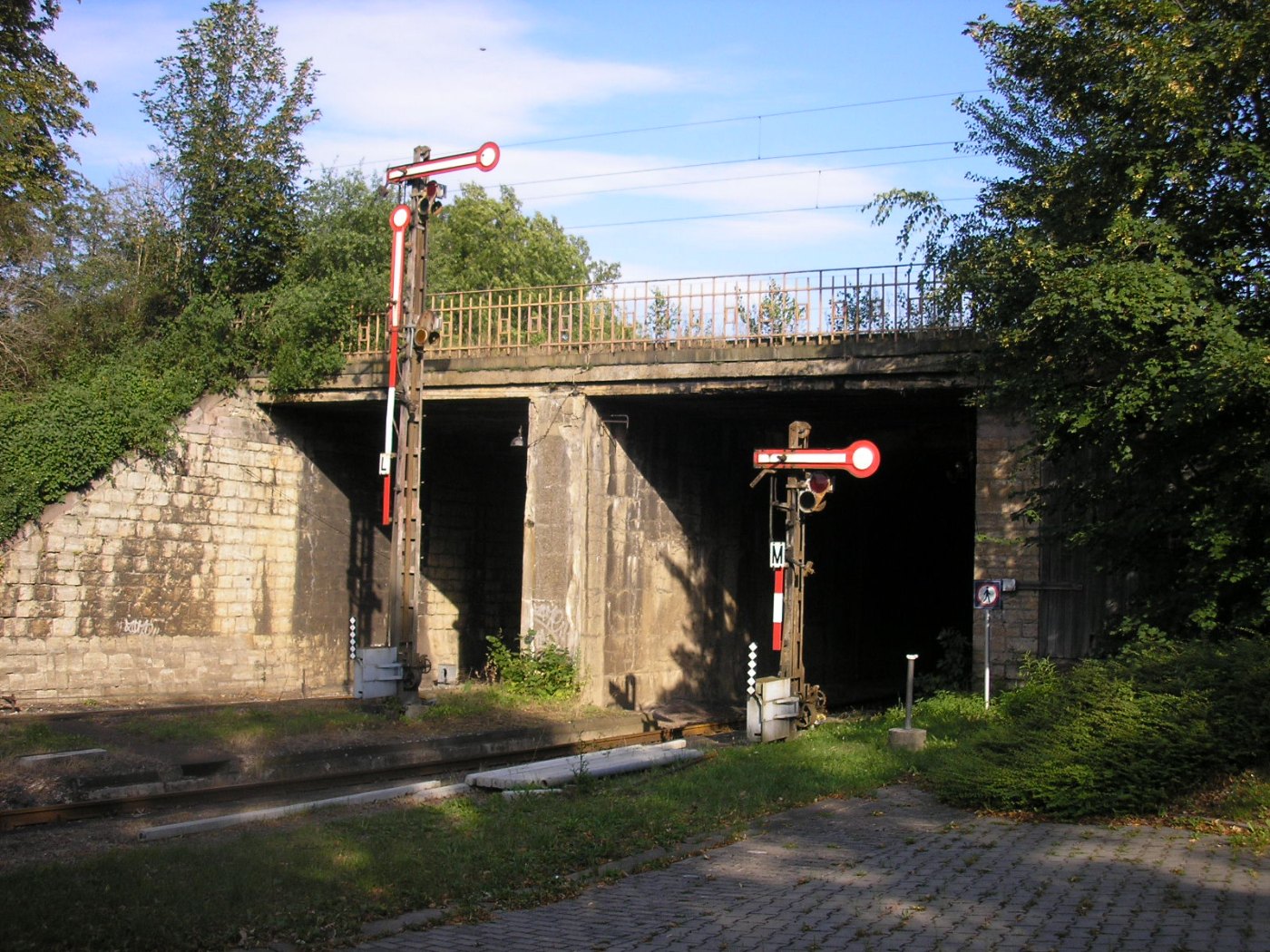 Kreuzungsbereich Turmbahnhof Sömmerda