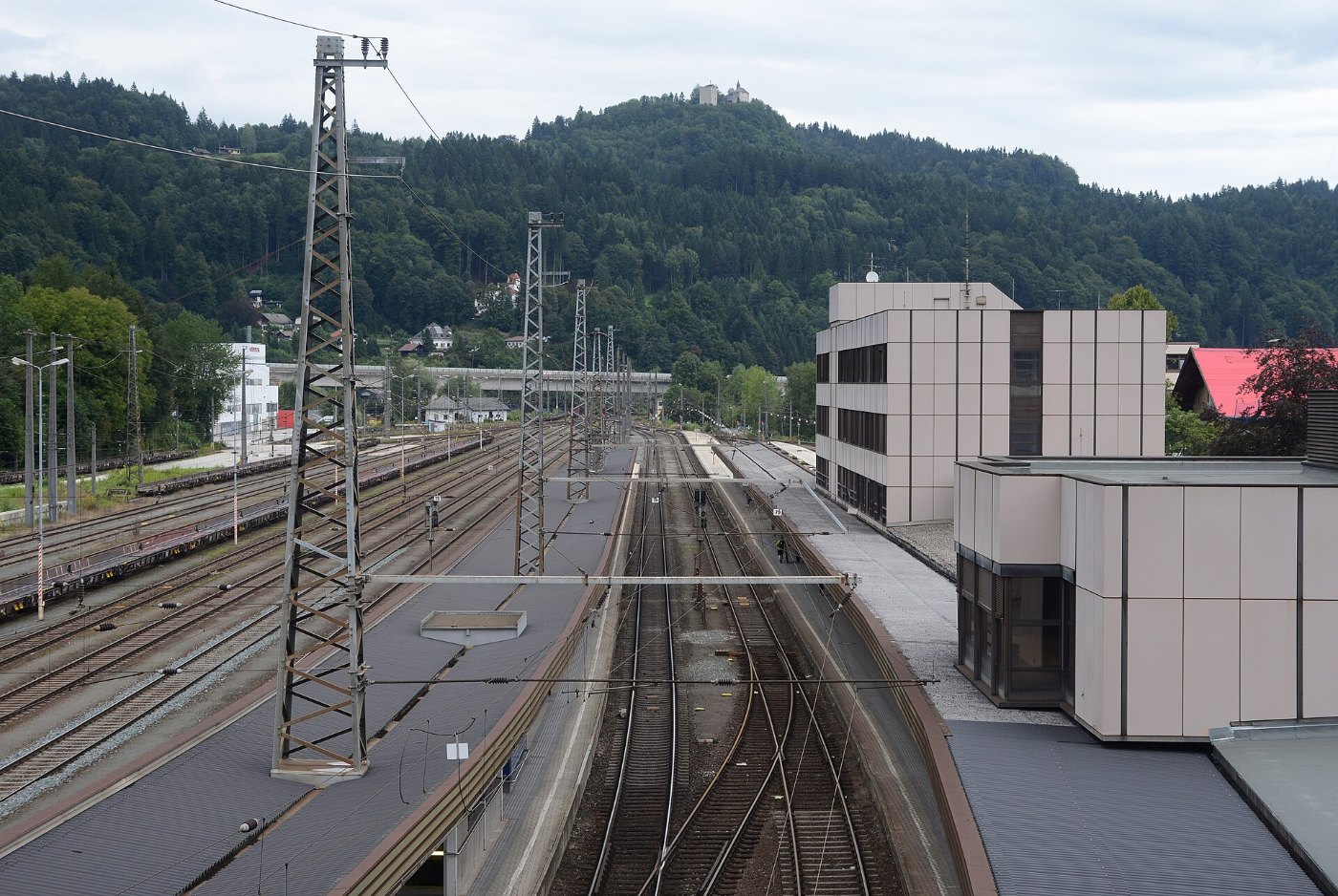 Bahnhof Kufstein Aufnahmegebäude oben
