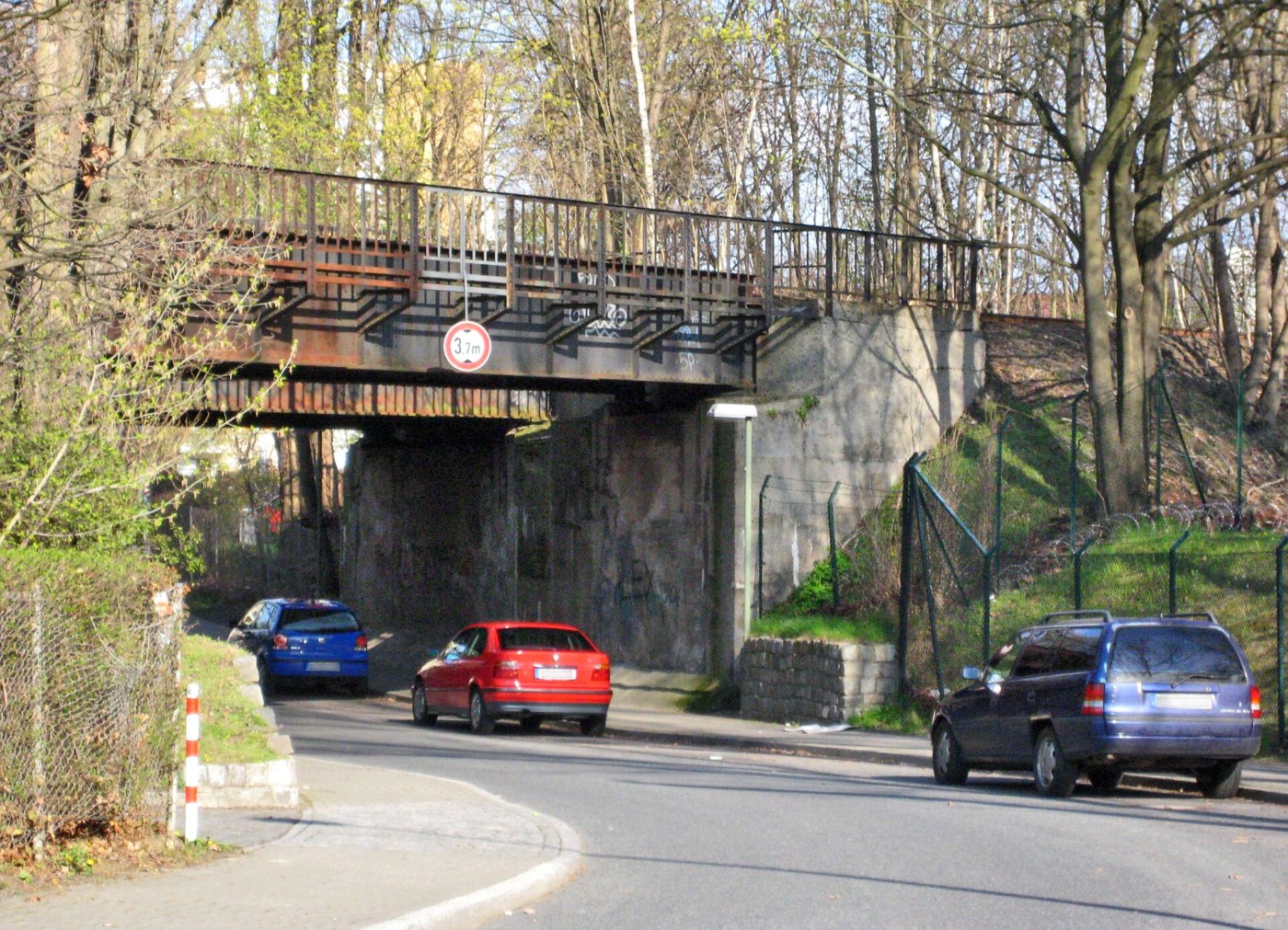 Straße am Schaltwerk (Berlin Siemensstadt) Unterführung Siemensbahn 2