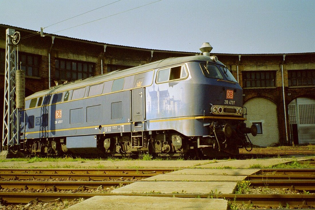 218 473 7 im Bw Stendal