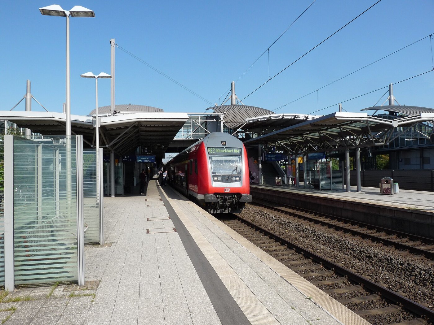 Düsseldorf Flughafen Fernbahnhof 2017