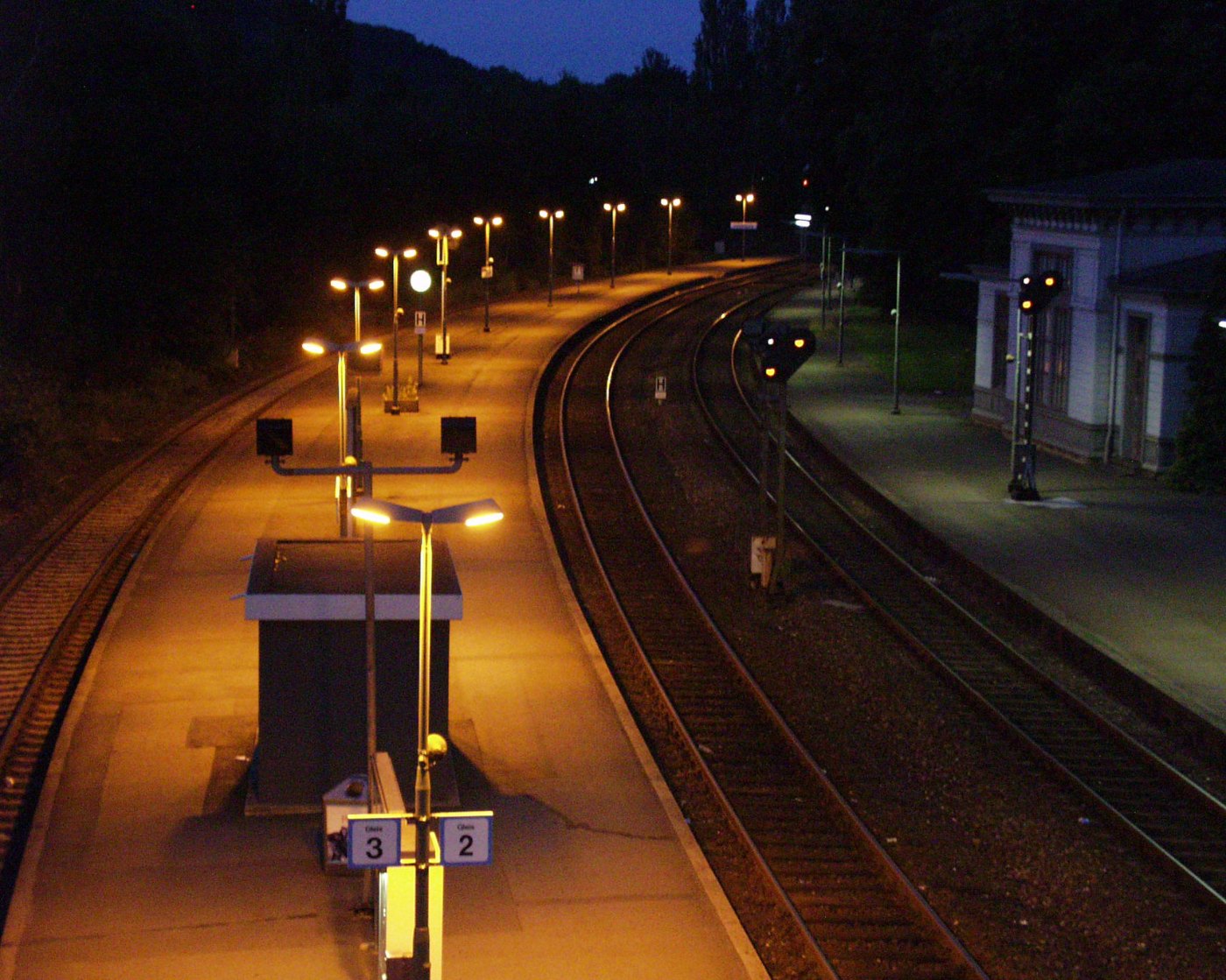 Bahnsteig Vienenburg