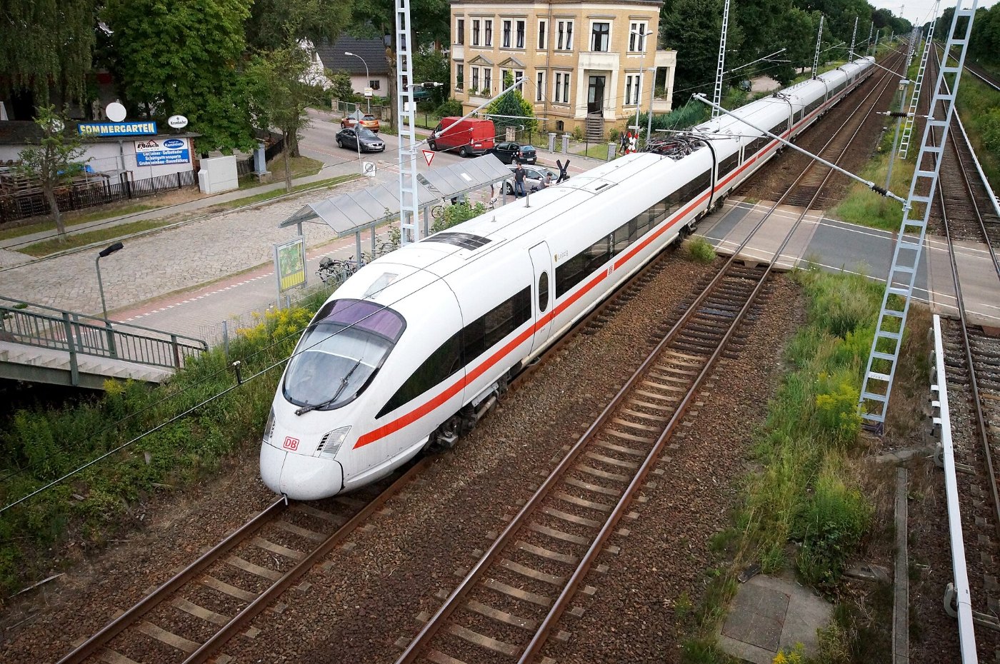 Hohen Neuendorf Borgsdorfer Bahnhof ICE T (Tz 1126) Leipzig 30.7.2012