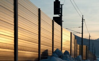 Lärmschutzwand Eisenbahn