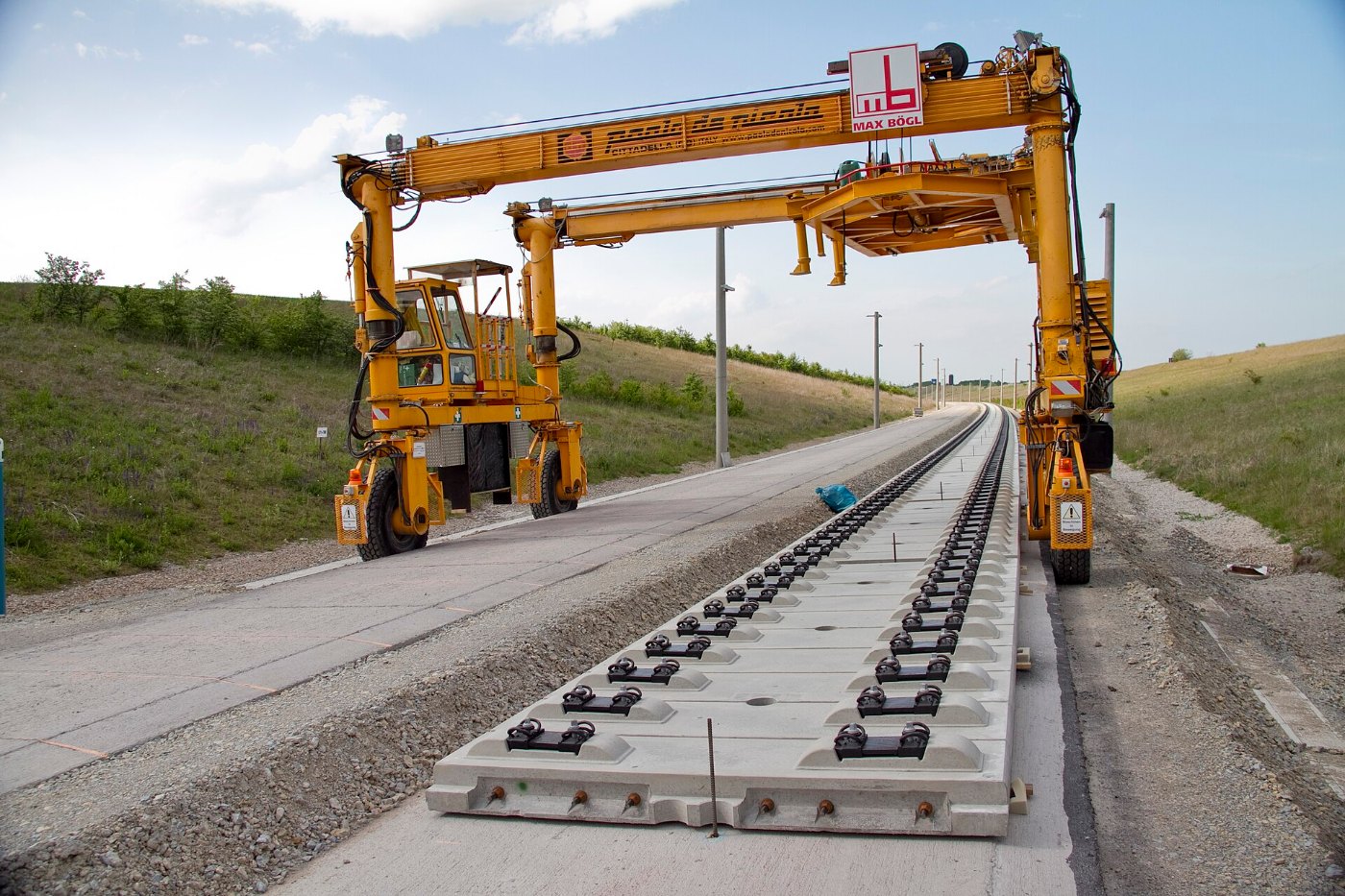 Feste Fahrbahn System Bögl Arnstadt 2012