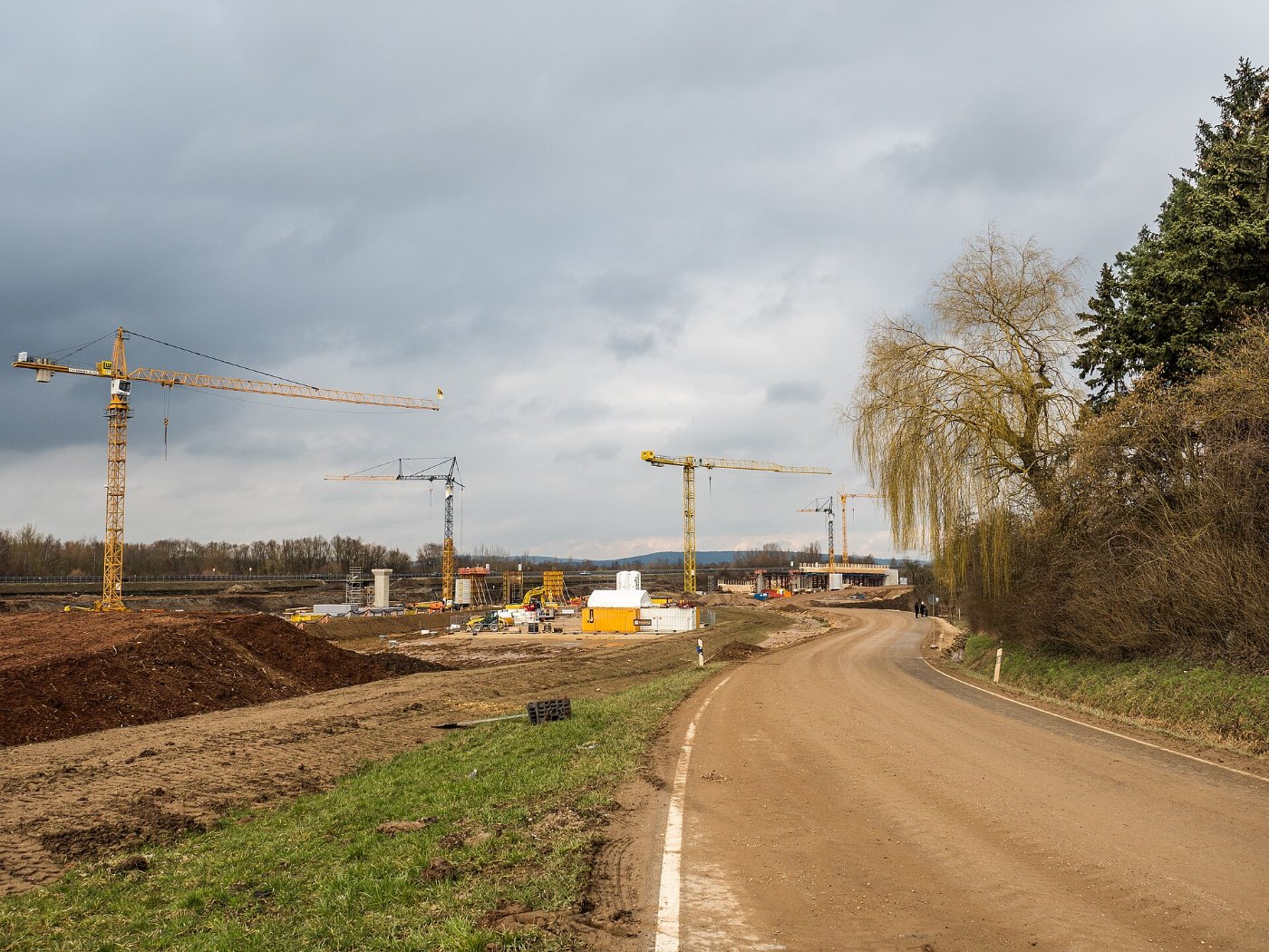Unteroberndorf ICE Baustelle