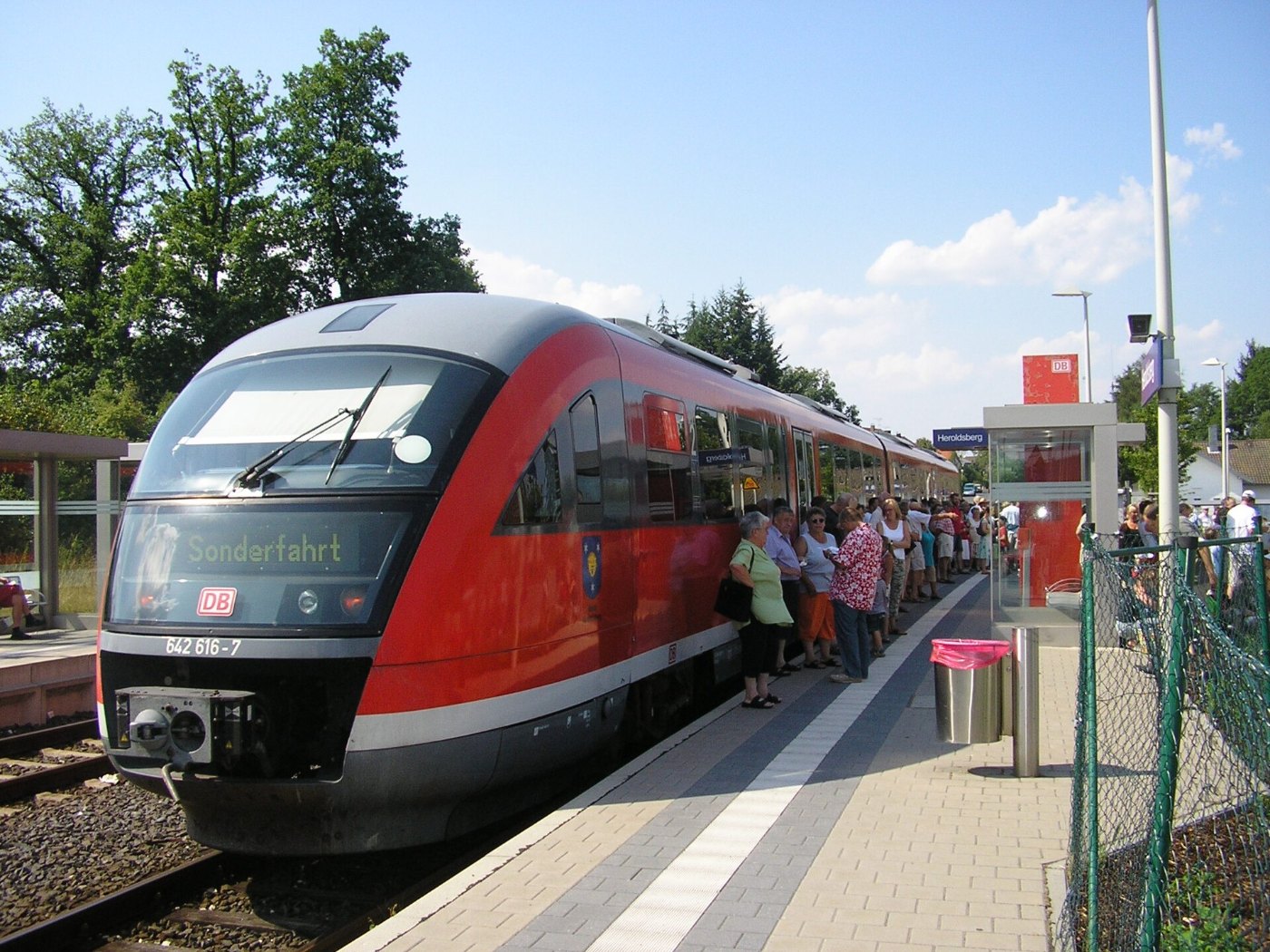 Zugtaufe VT 642 616(Heroldsberg)