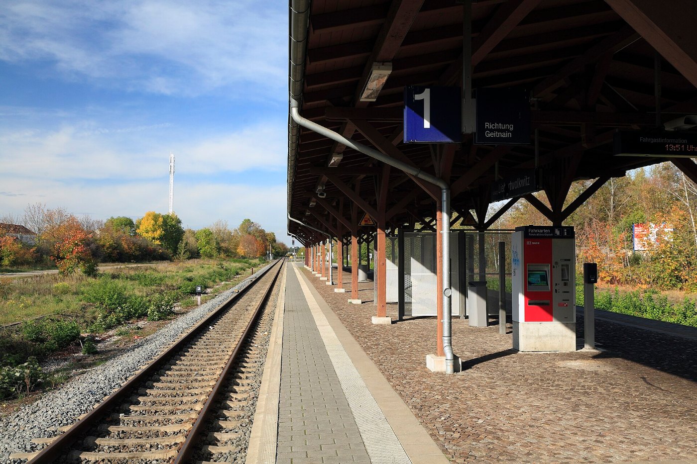 I20 406 Bf Liebertwolkwitz, Bahnsteig
