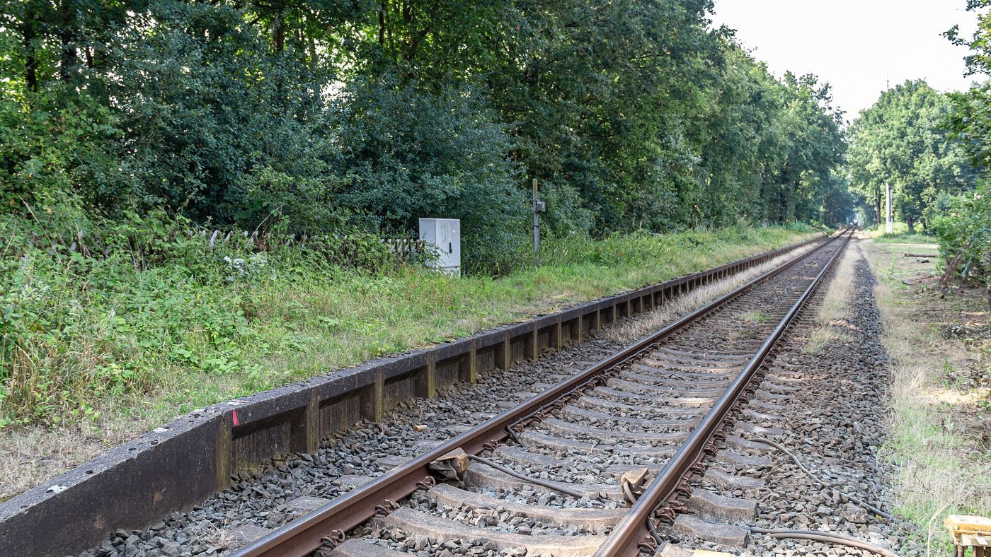 Dülmen, Merfeld, Ehemaliger Bahnhof 2013 2353