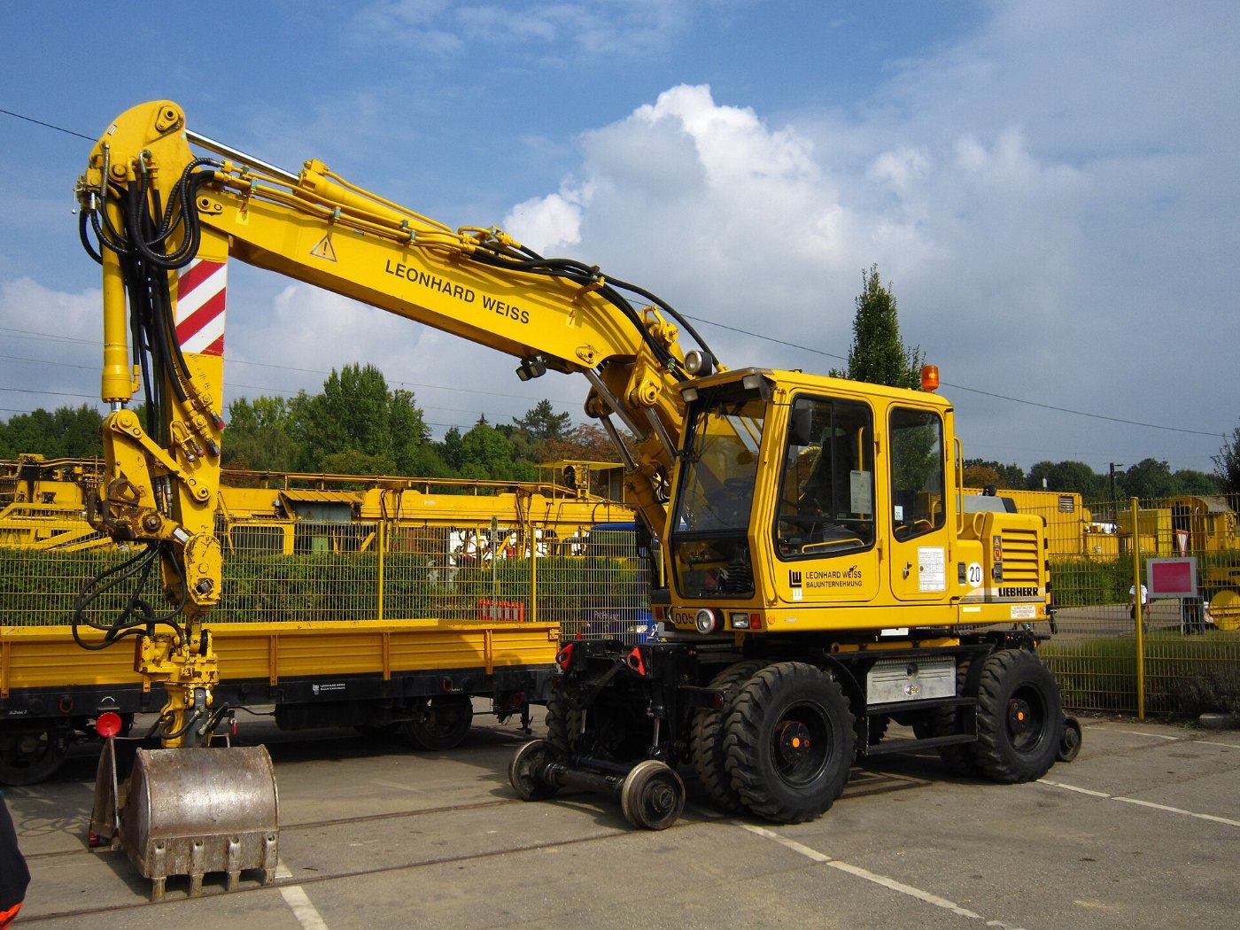 Zweiwege Bagger von Liebherr