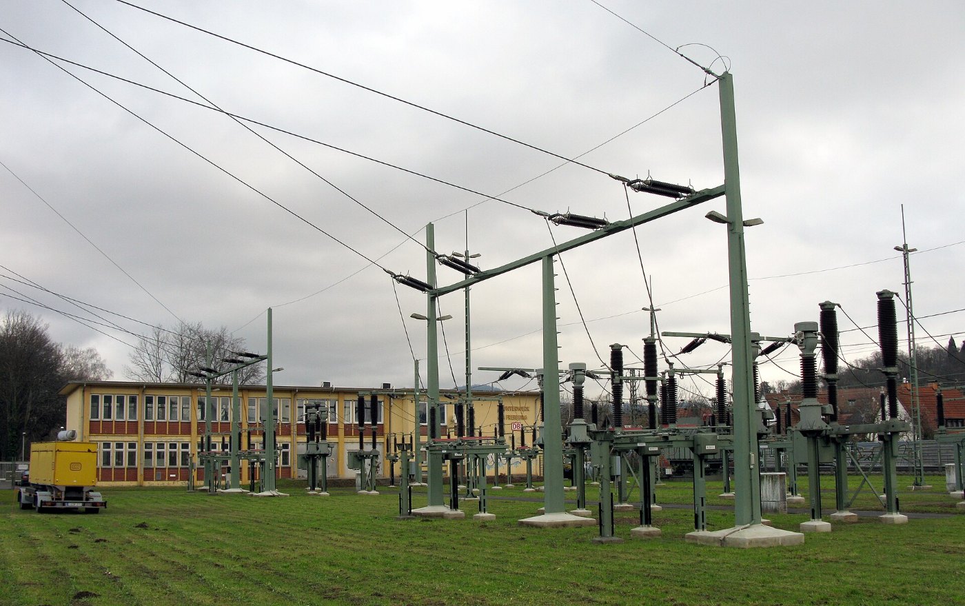 Unterwerk der Deutschen Bahn an der Unterwerkstraße in Freiburg 2