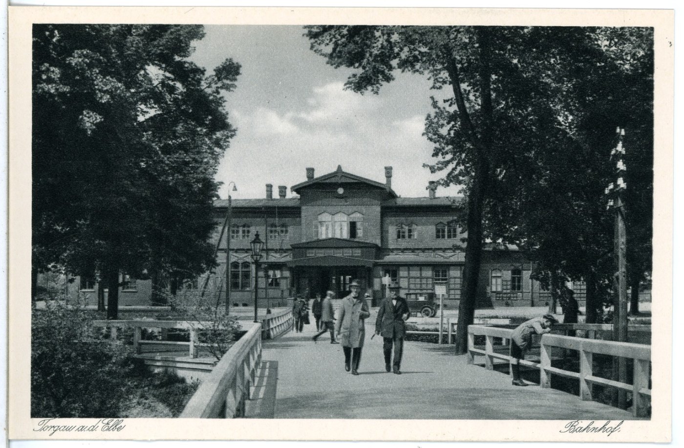 23955 Torgau 1927 Bahnhof Brück & Sohn Kunstverlag