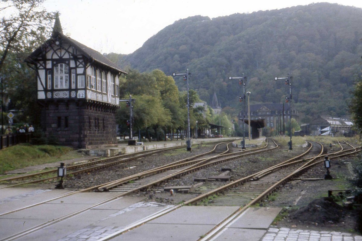 Thale Hauptbahnhof Einfahrt
