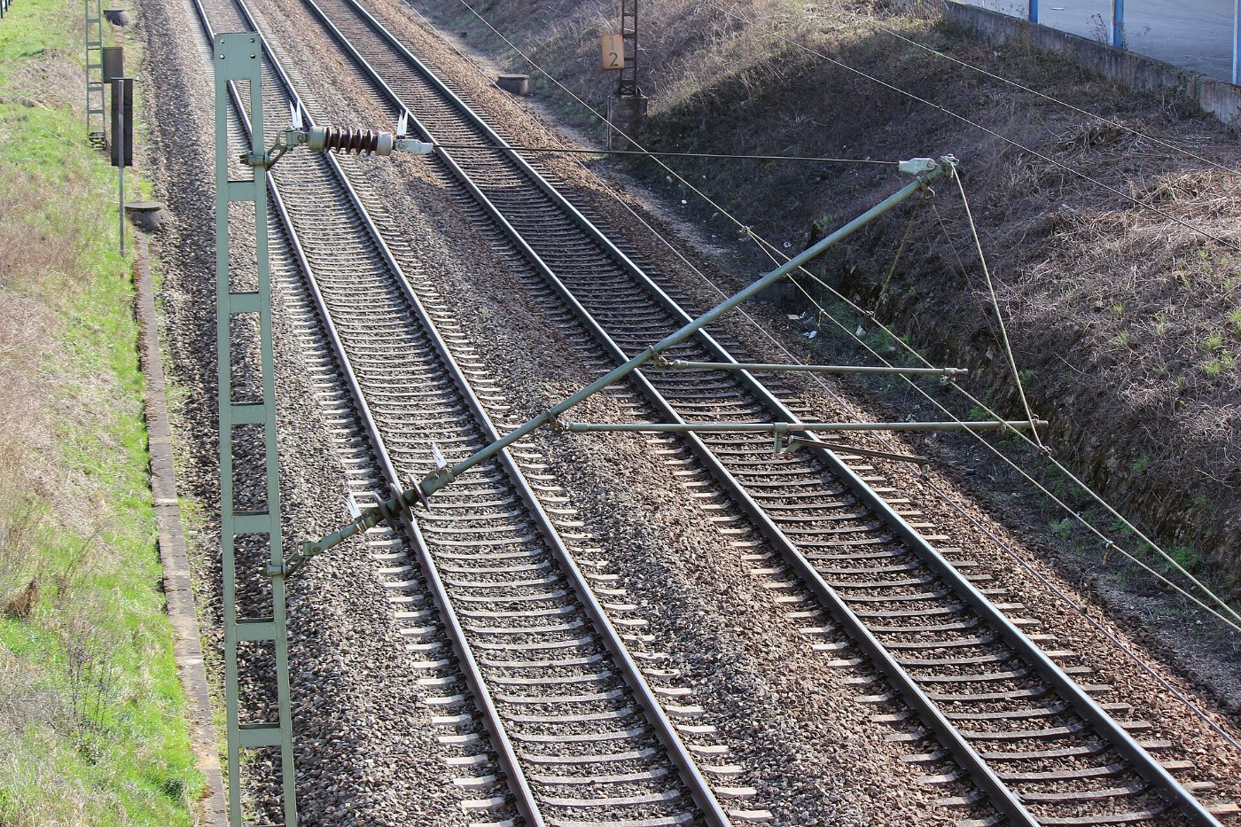 Streckenabschnitt Bahnhof Treuchtlingen (Bayern) ()