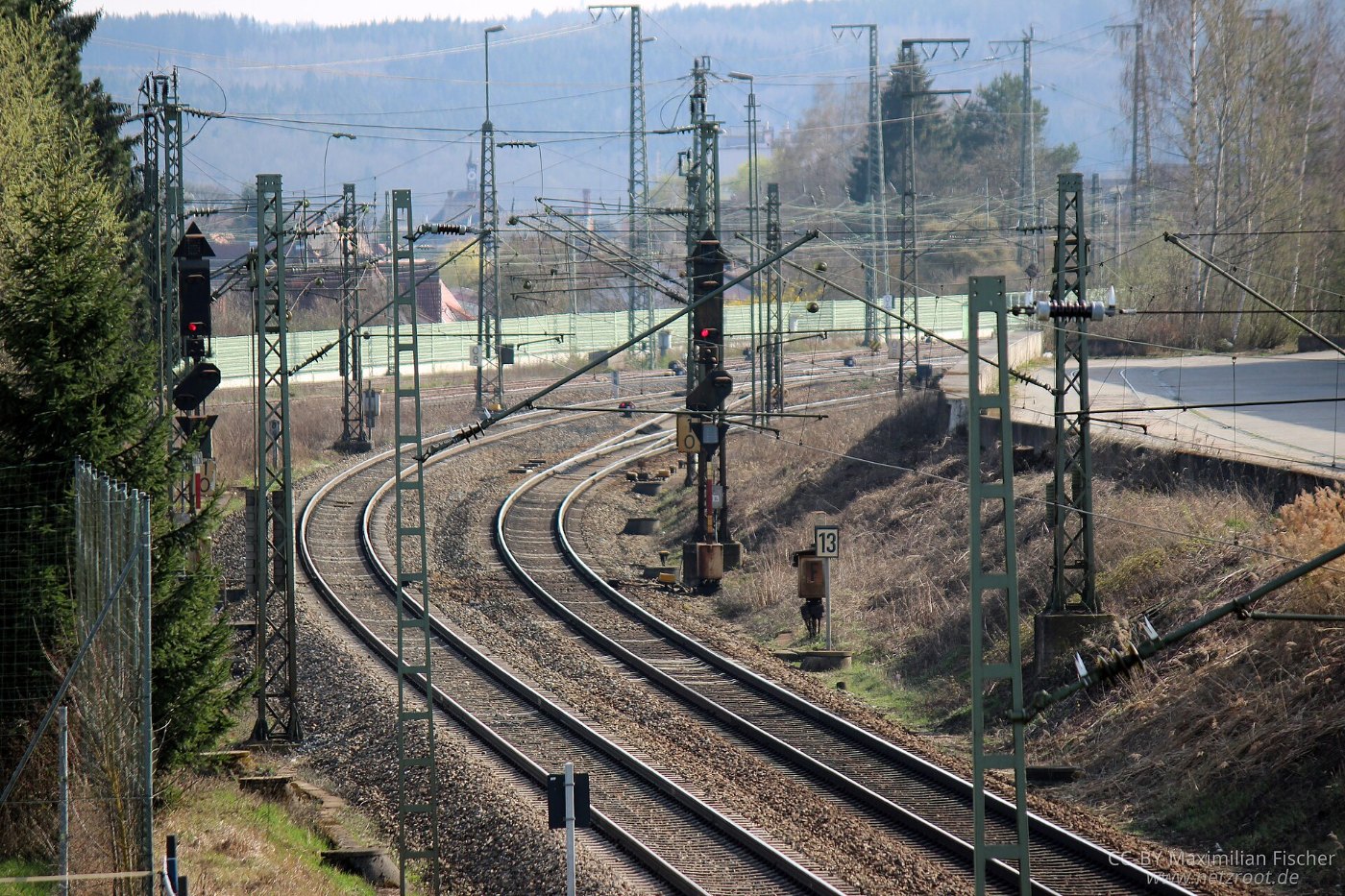 Streckenabschnitt Bahnhof Treuchtlingen (Bayern) ()