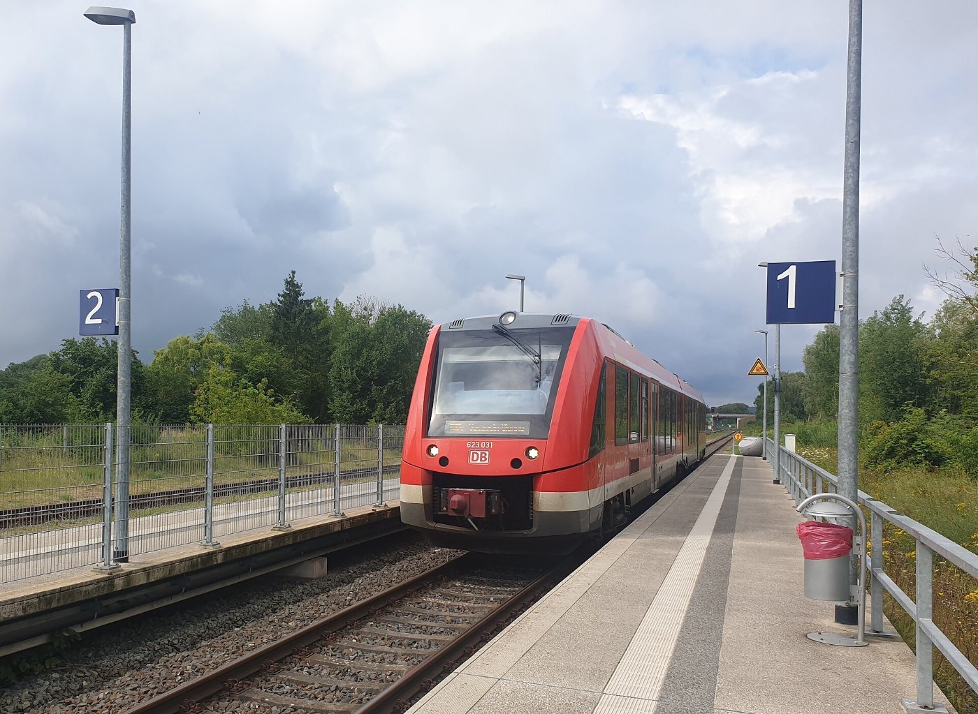 DBAG Class 623 Stadttore Linie in Teterow