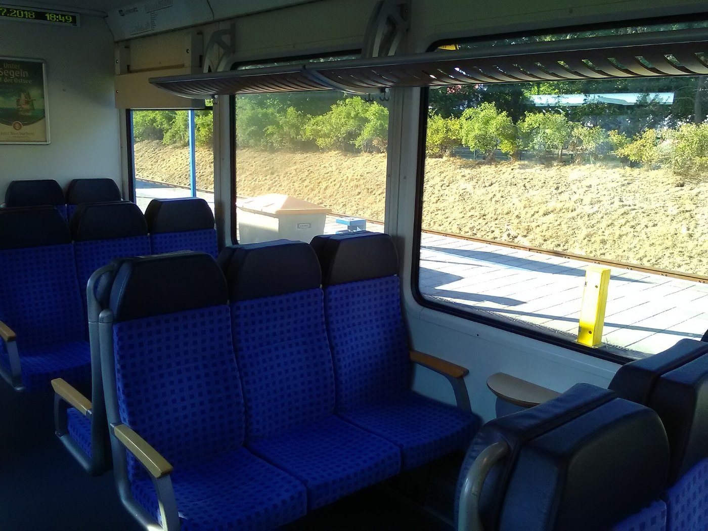 Stadler GTW of the Usedomer Bäderbahn w Świnoujściu centrum lipiec 2018