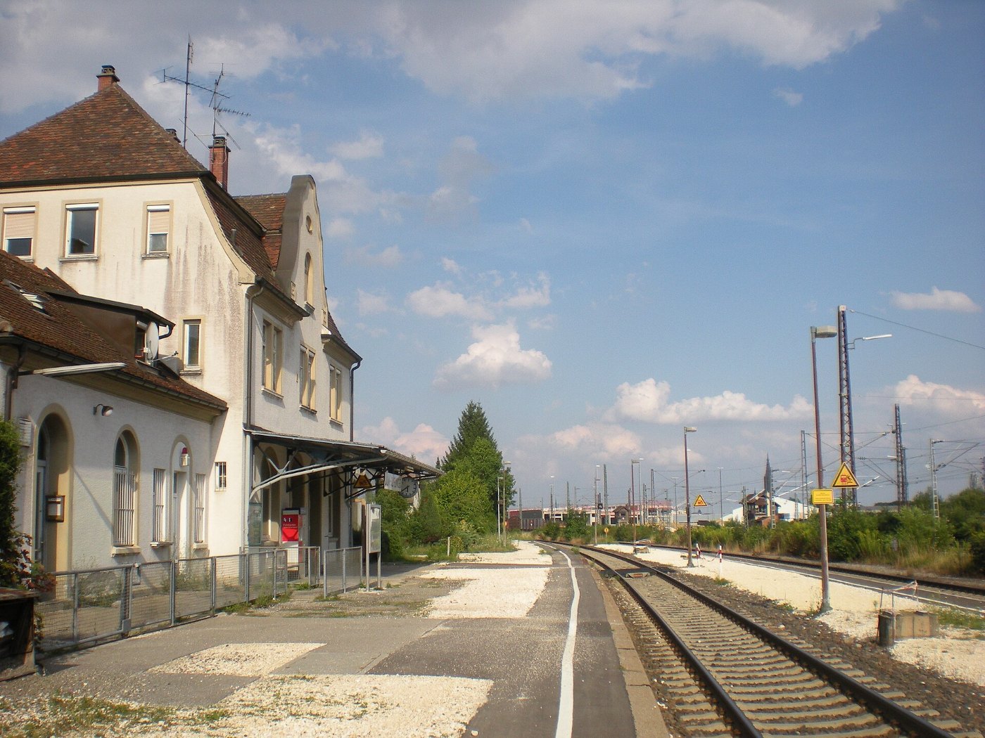 Bahnhof Ulm Söflingen Bahnsteige