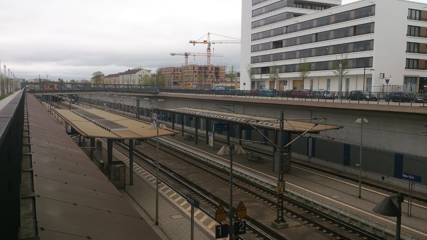 Bahnhof Neu Ulm April 2013