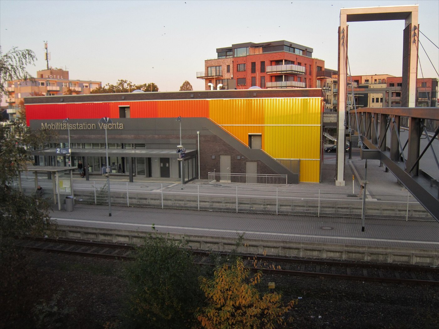 Vechta Bahnhofsbrücke Mobilitätsstation 3