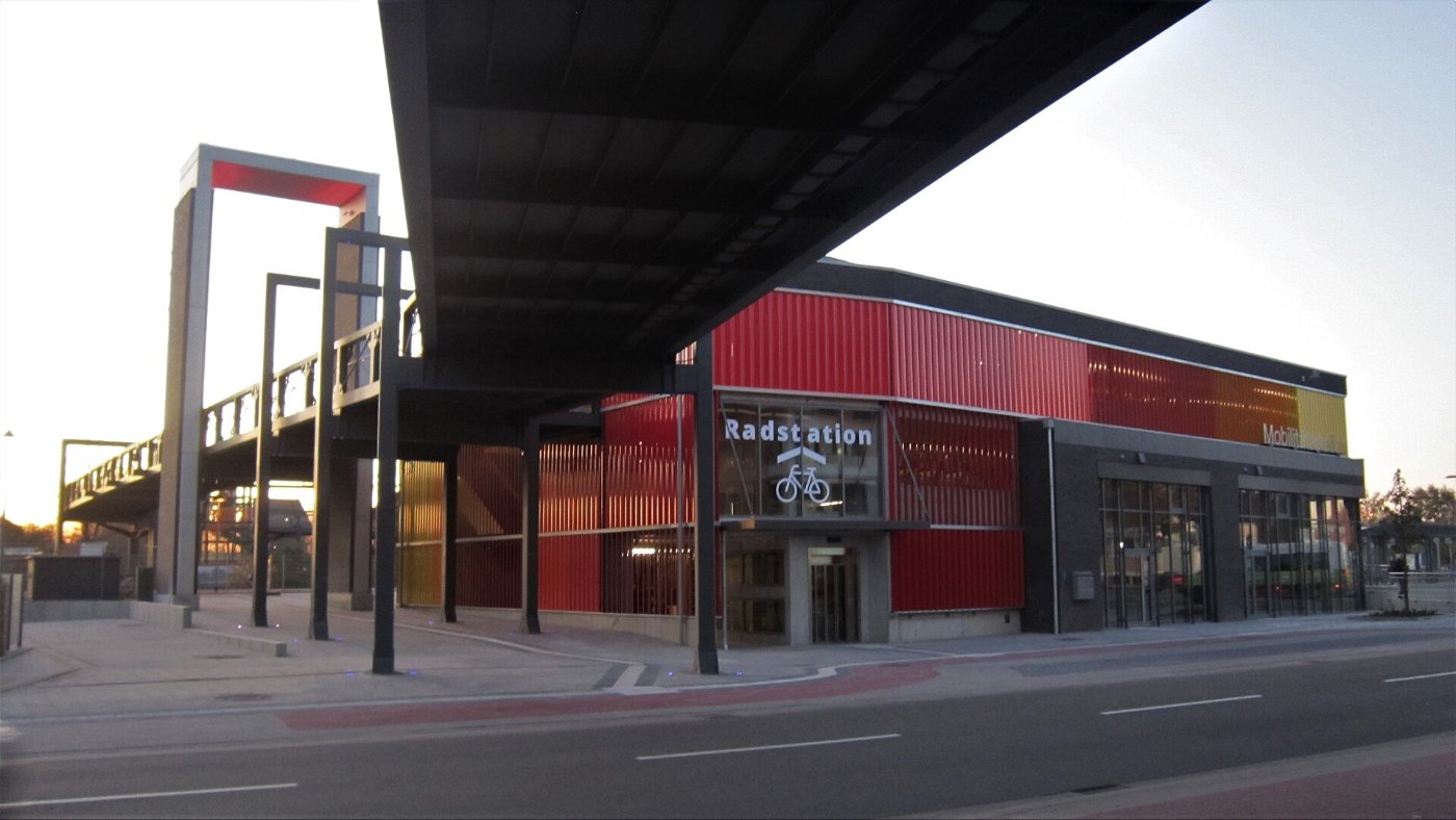 Vechta Bahnhofsbrücke Mobilitätsstation 4
