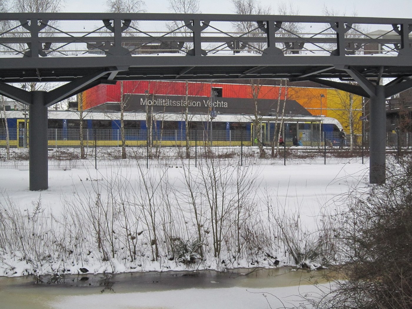 Vechta Bahnhofsbrücke Bahnhof