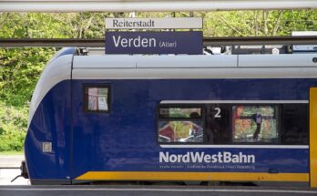Riding the train? Bahnhof der Reiterstadt Verden (Aller)