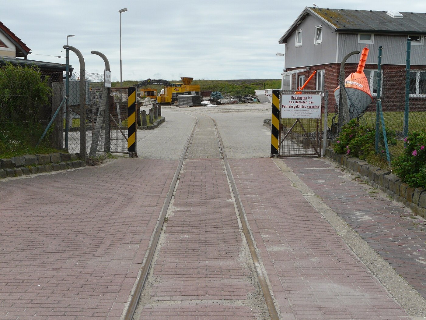 Inselbahn Wangerooge Anschluss Bauhof WSA