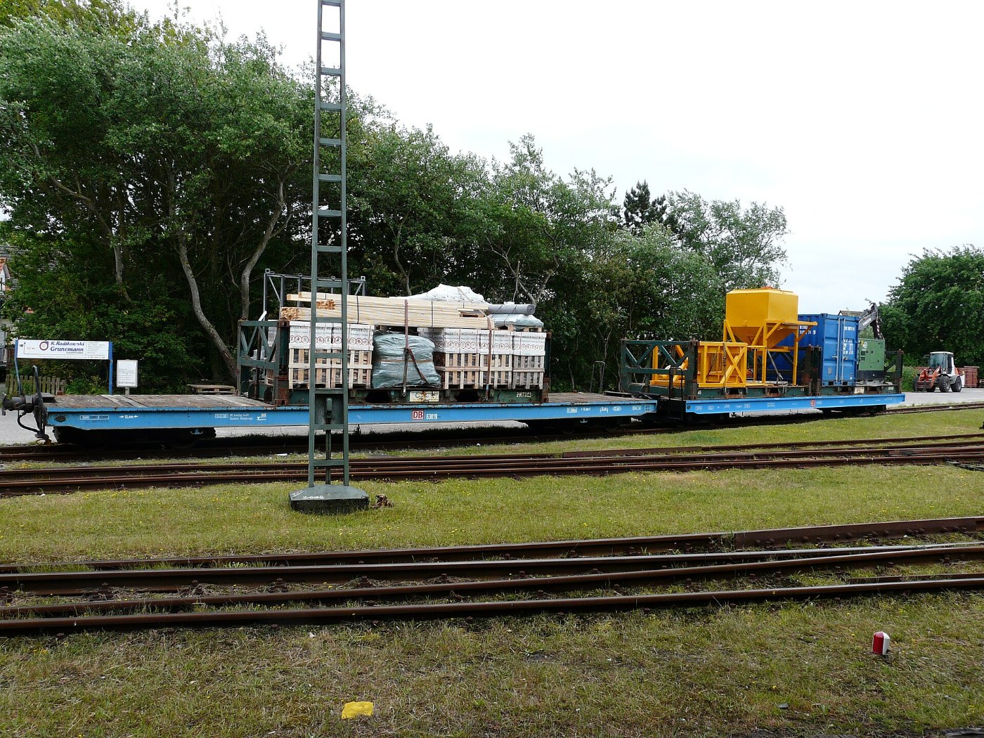 Inselbahn Wangerooge Güterwagen 2015