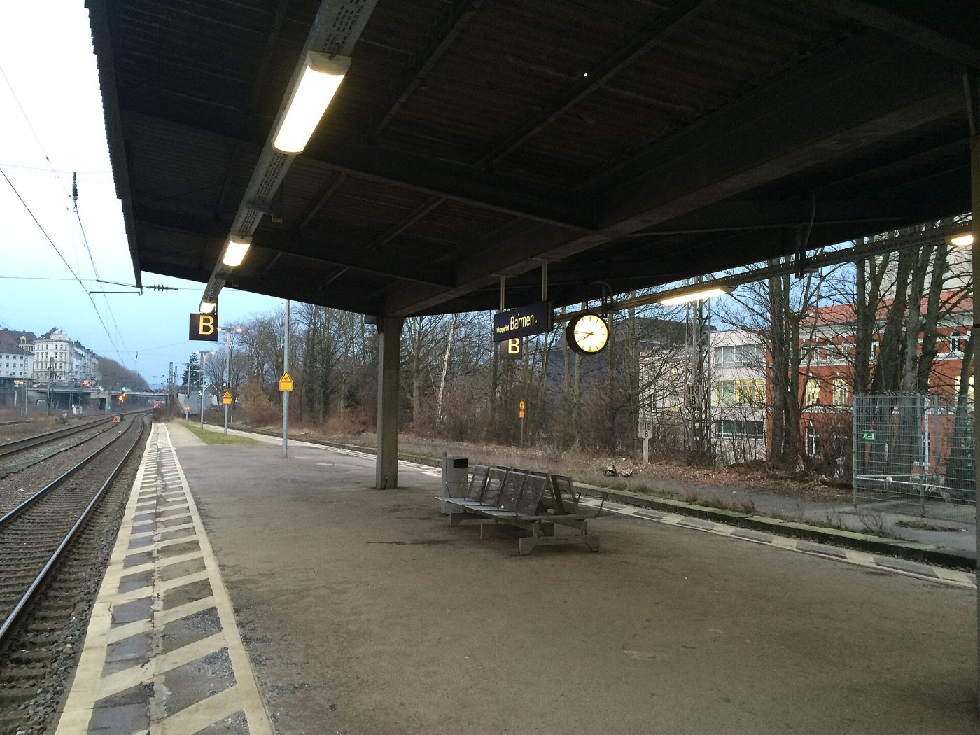 Wuppertal Barmen Bahnsteig