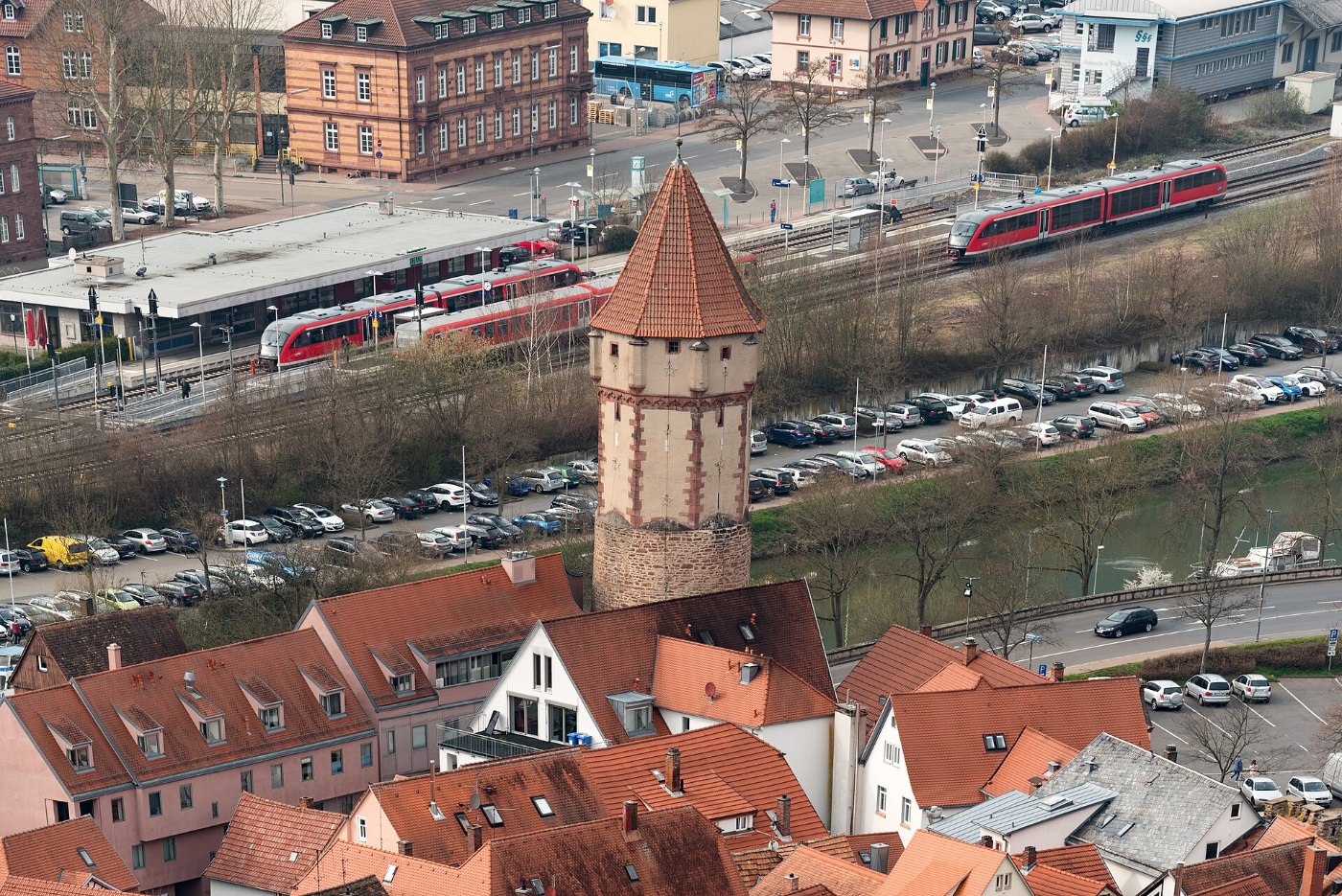 Spitzturm, von der Burg Wertheim 001
