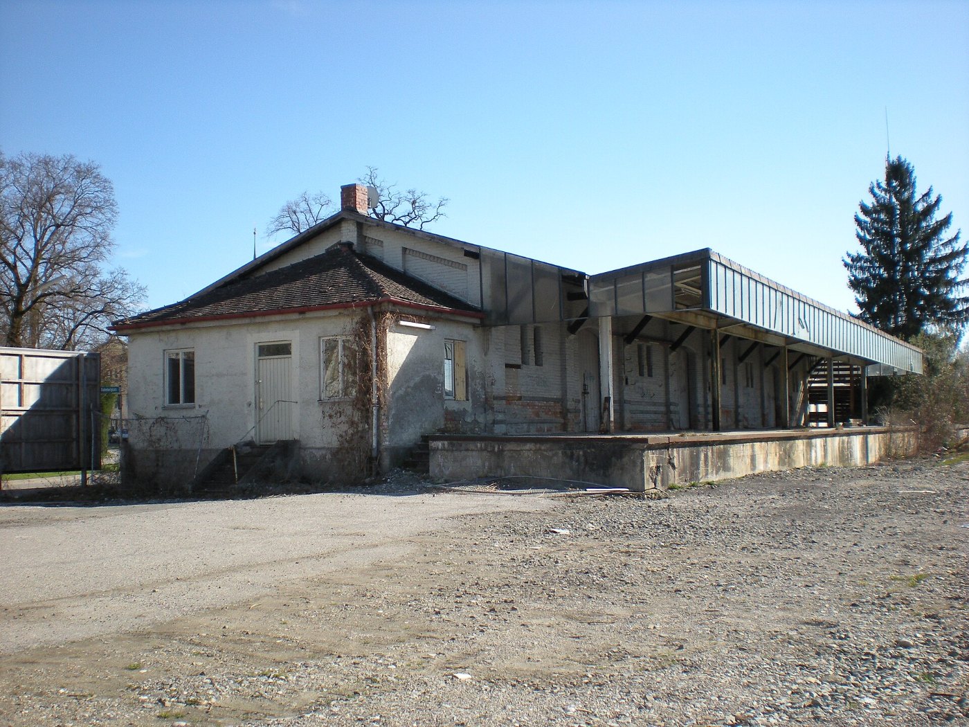 Bahnhof Weilheim Güterhalle