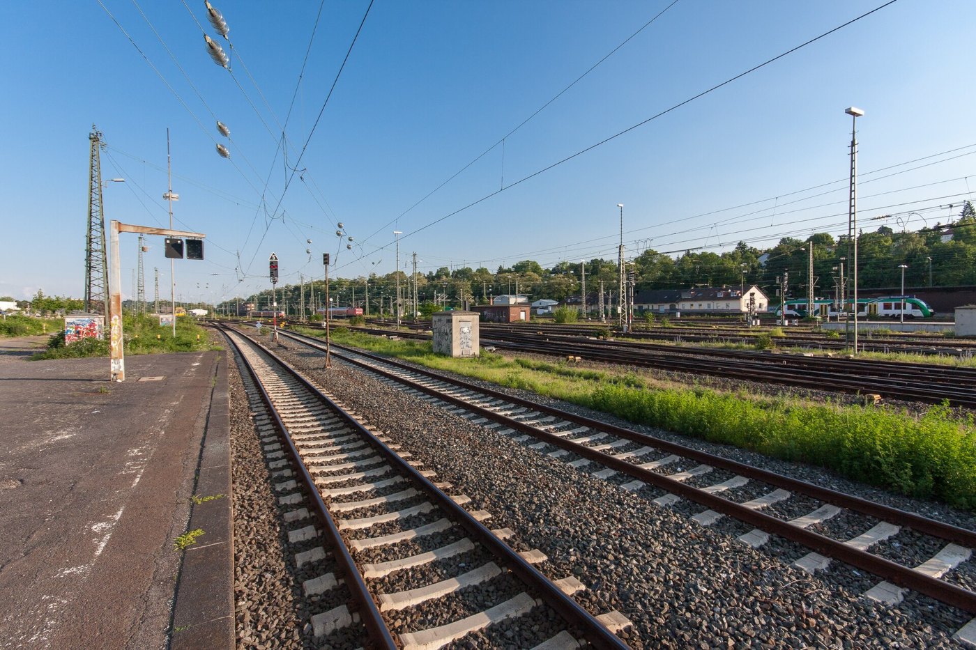 Vorfeld Wiesbaden Hauptbahnhof