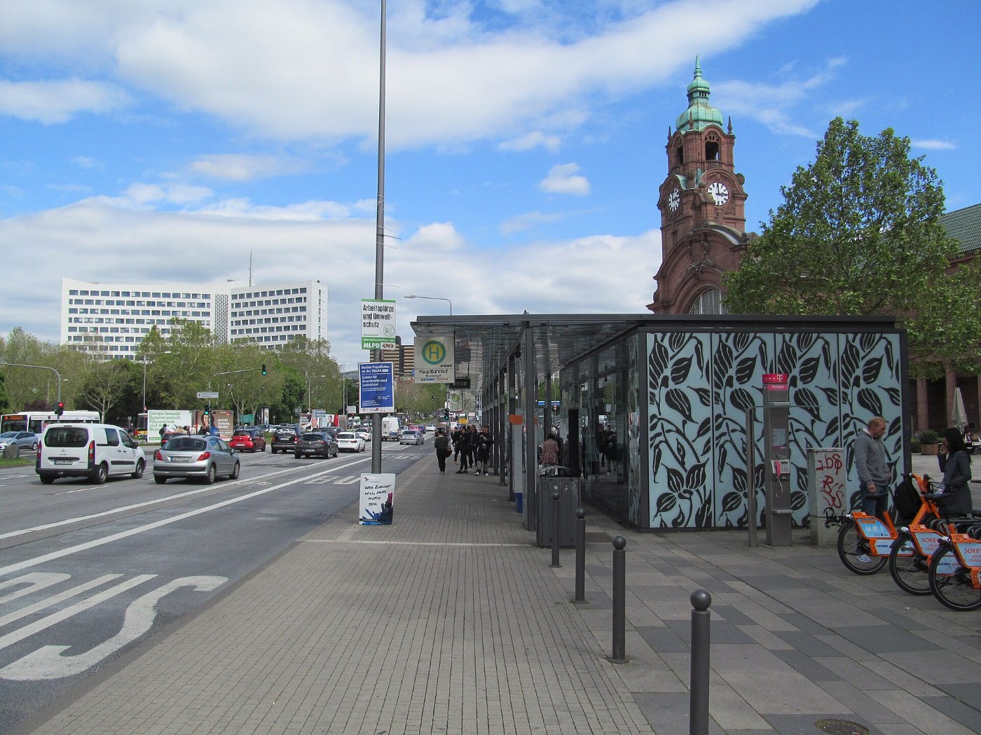 Bushaltestelle Hauptbahnhof, 1, Wiesbaden