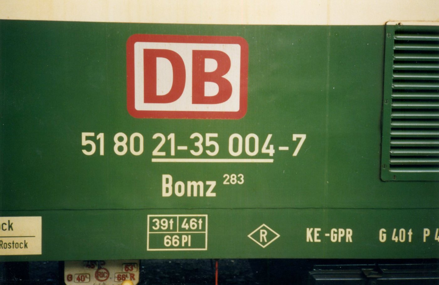 DB ex DR carriage Wismar October 1994 Flickr sludgegulper