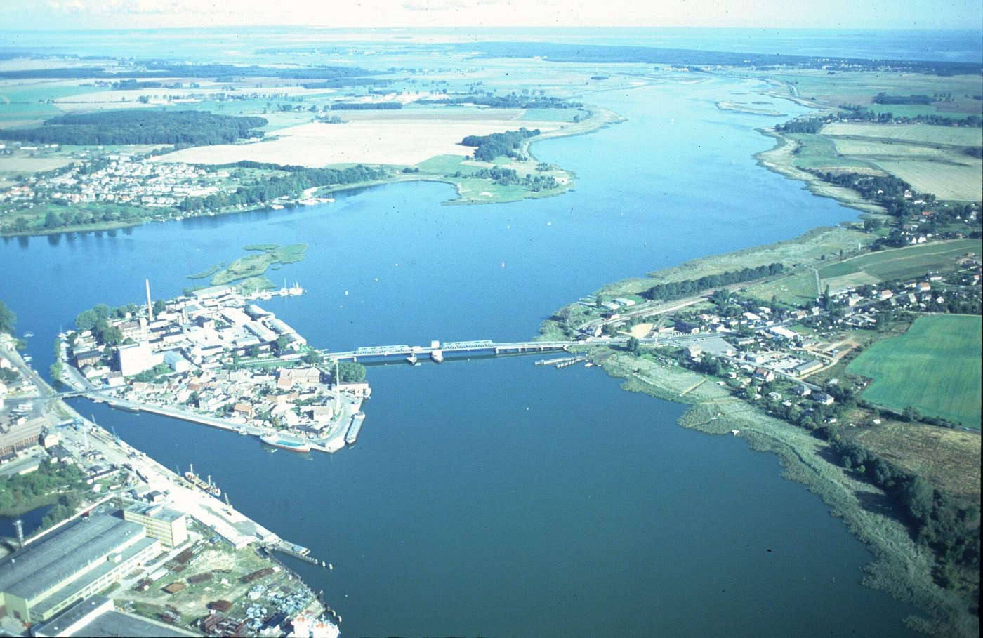 Luftbild Wolgast 18.09.1992