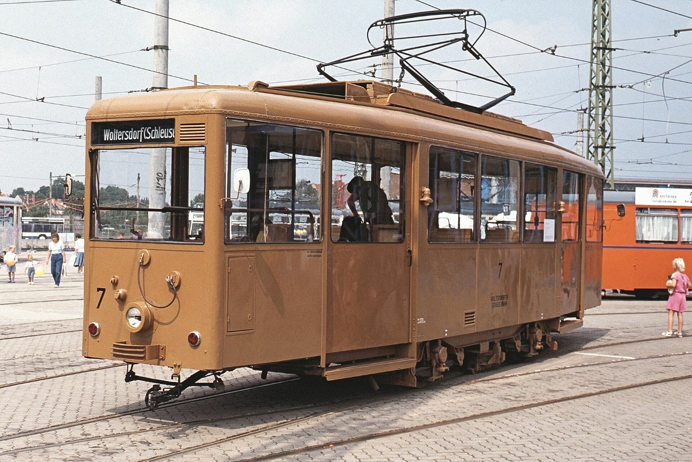 Triebwagen 7 Woltersdorfer Straßenbahn in Rostock