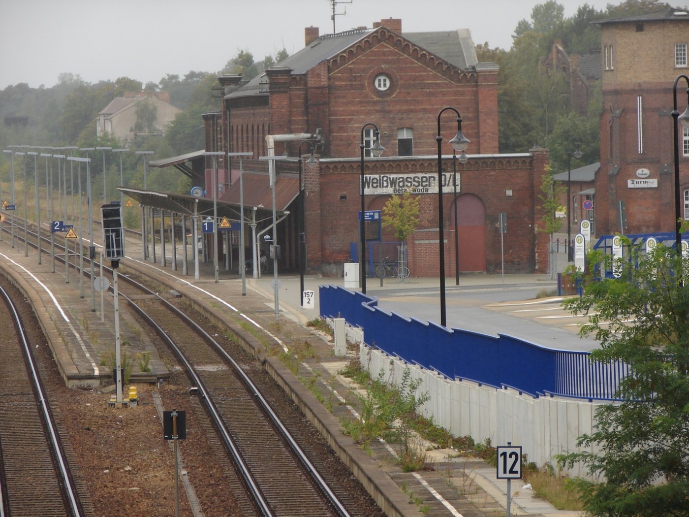 Bahnhof Weisswasser uebersicht