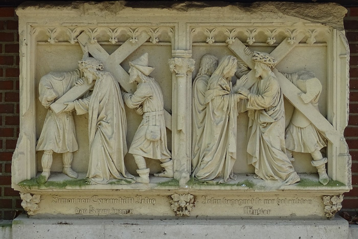 Xanten Stations of the cross 4 and 5