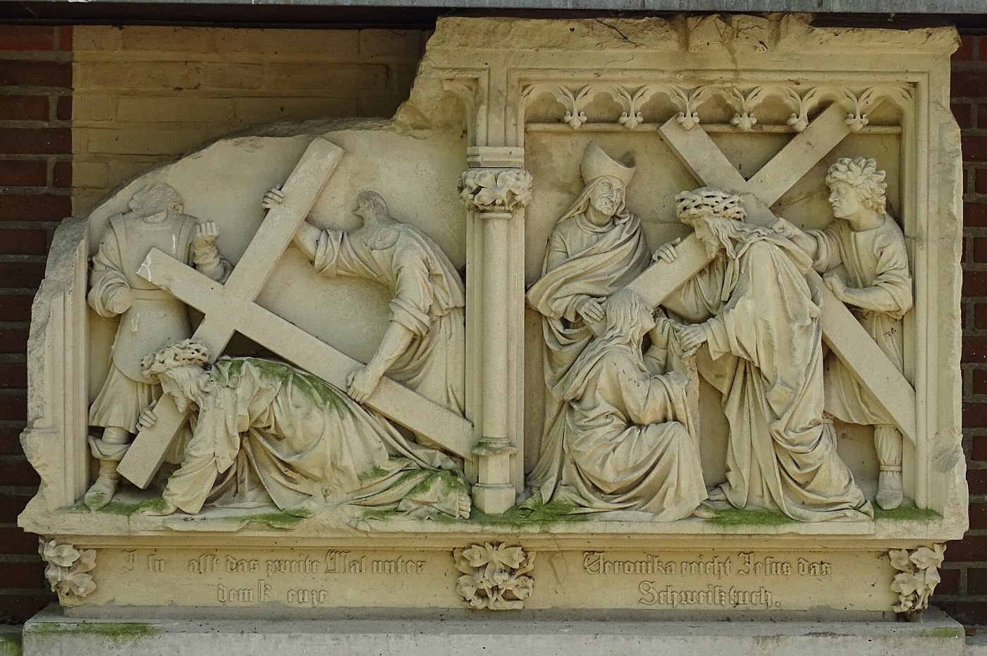 Xanten Stations of the cross 6 and 7