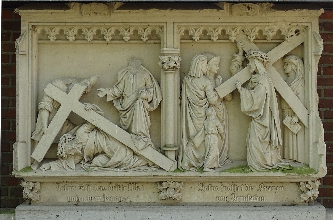 Xanten Stations of the cross 8 and 9