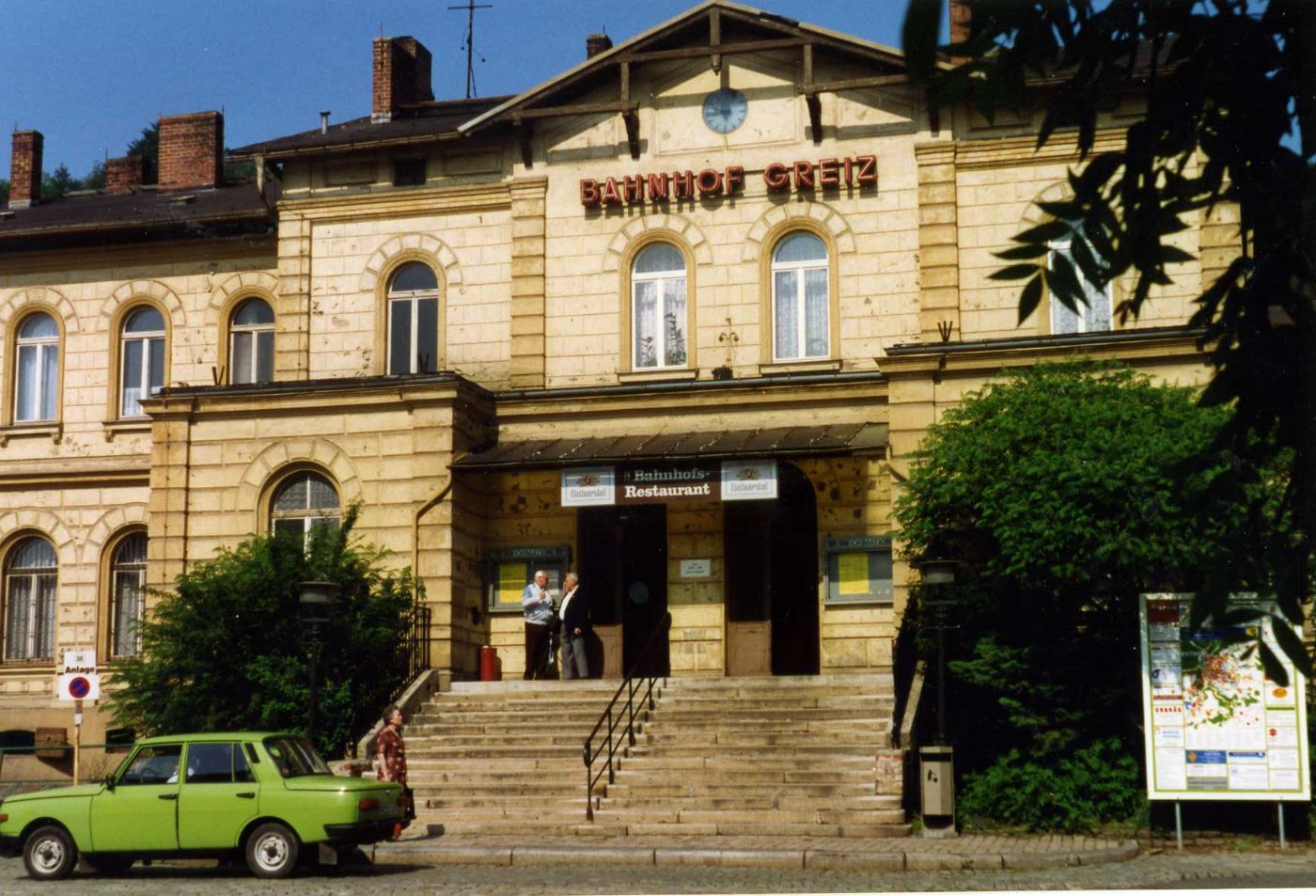 Greiz Railway station 1993