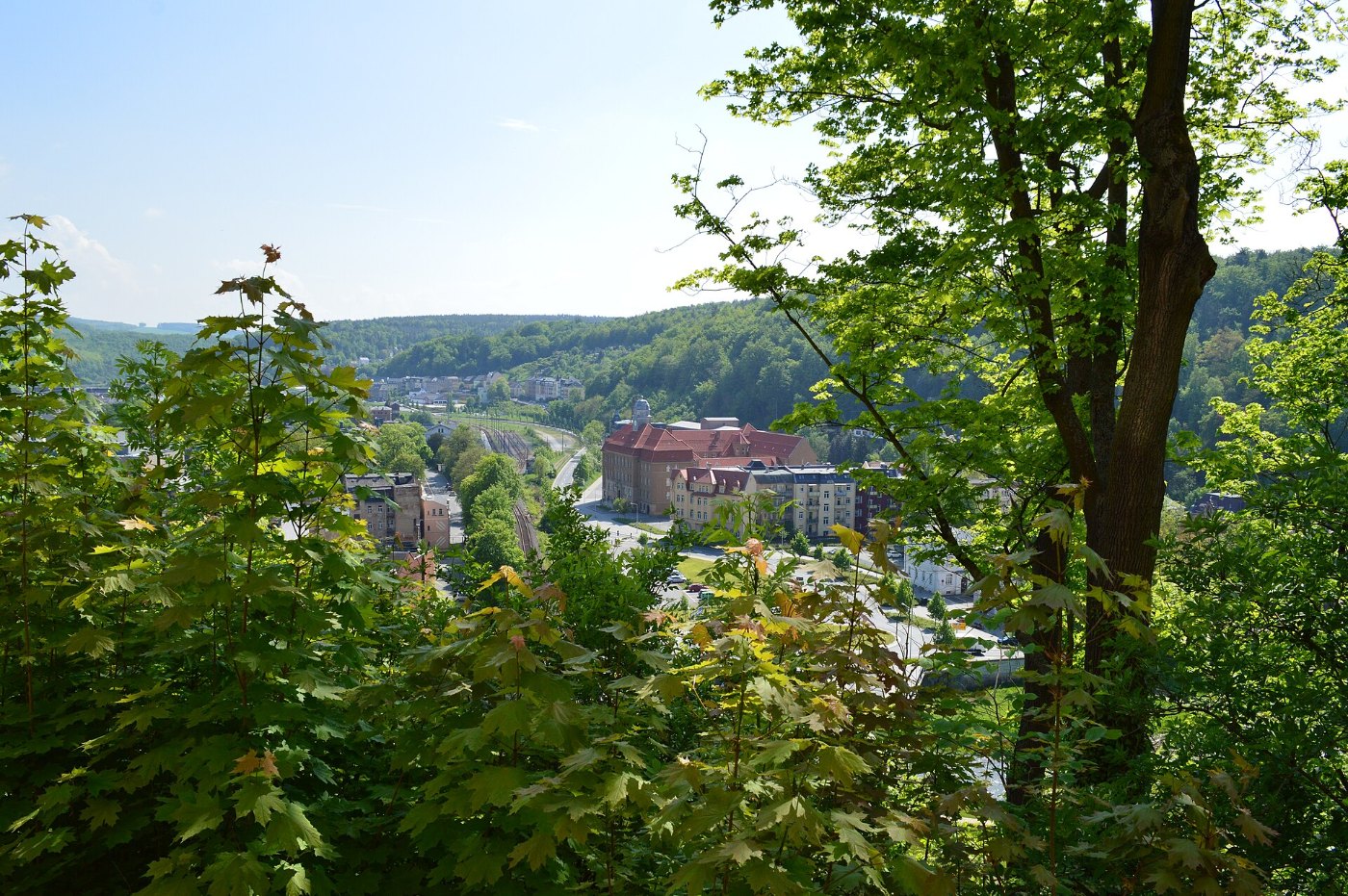 Greiz 2013 05 0721 Blick vom Oberen Schloss
