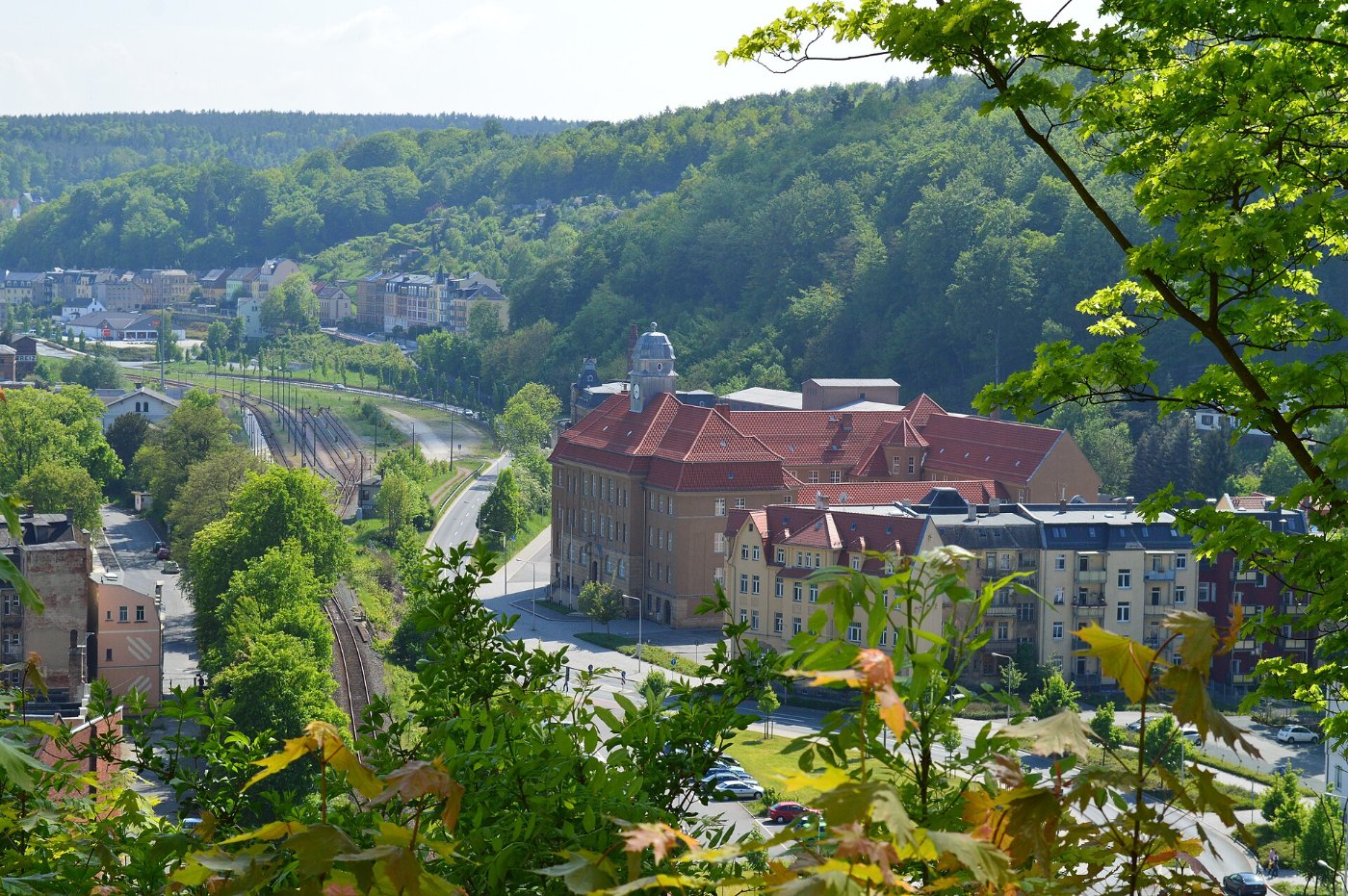 Greiz 2013 05 0722 Blick vom Oberen Schloss