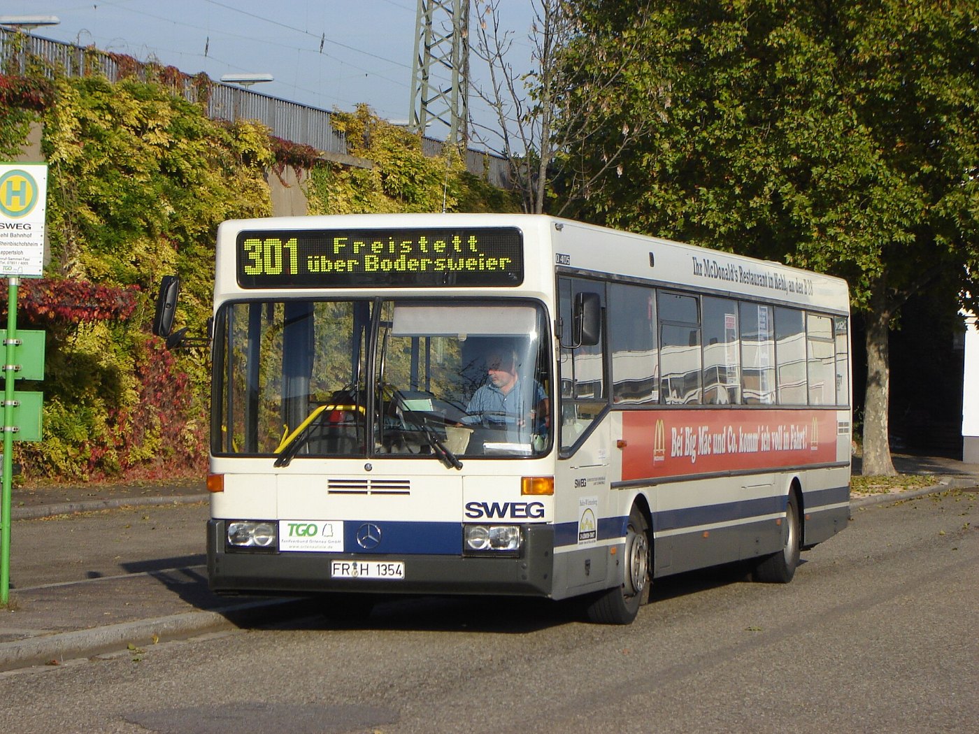 Mercedes Benz O 405 Kehl Bahnhof SWEG