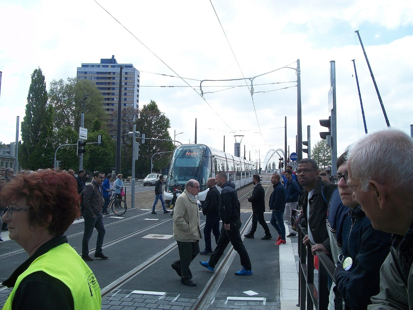 Tramway de Strasbourg Rame arrivant Kehl Bahnhof