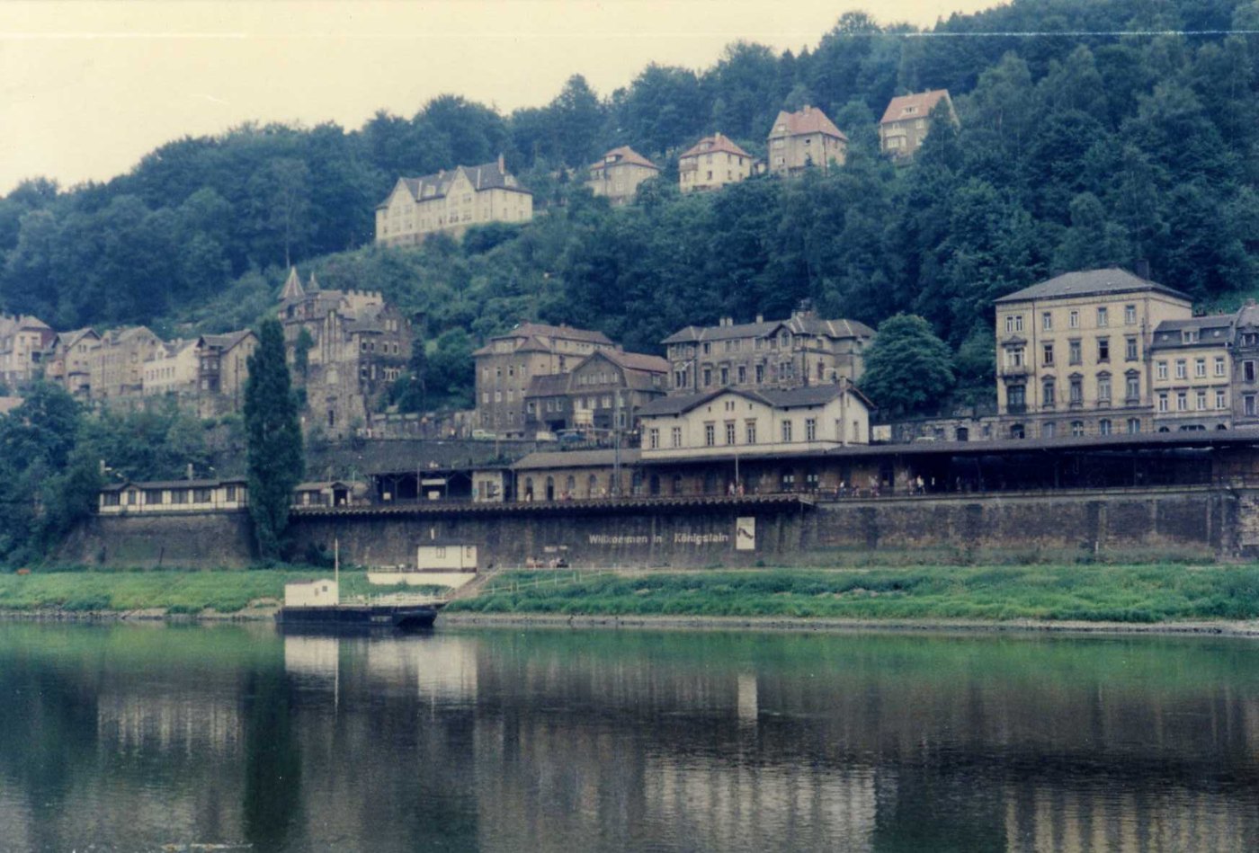 Königstein Station in lovely ORWO colour, 1988 ()